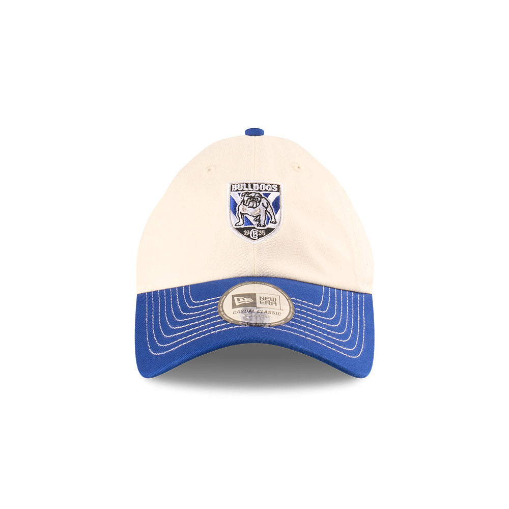 Canterbury-Bankstown Bulldogs Hat - 2025 NRL 2Tone Chrome Contrast Casual Classic Strapback Cap - New Era